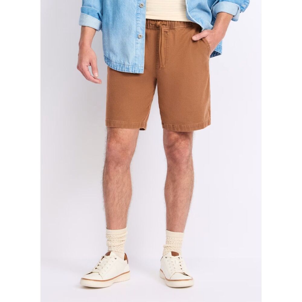 Hawker Rye Mens Brown Pull On Drawstring Shorts 3XL NWT